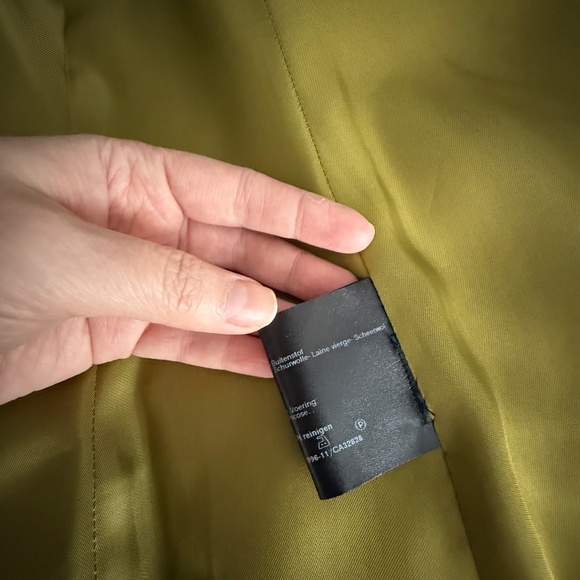 Cinzia Rocca Icona Envelope Collar in Vibrant Green, Size 6 - Picture 14 of 16